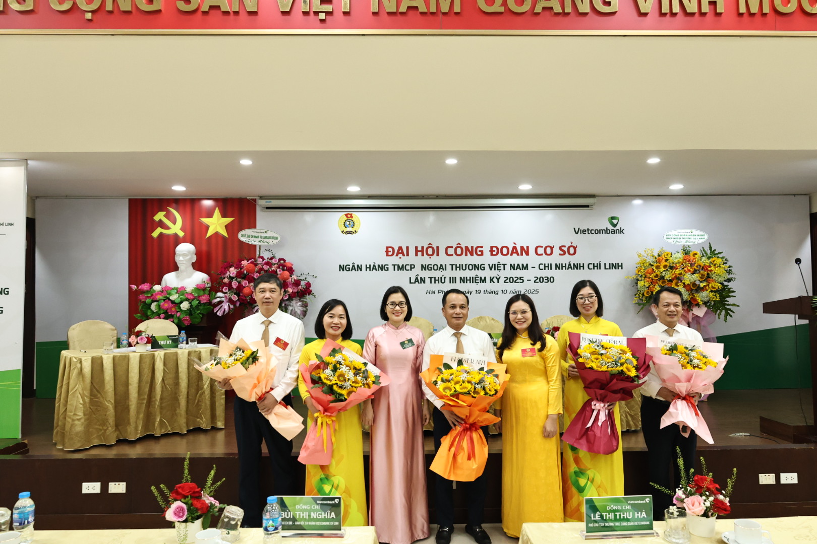 Vietcombank Chí Linh tổ chức Đại hội Công đoàn cơ sở lần thứ III, nhiệm ...