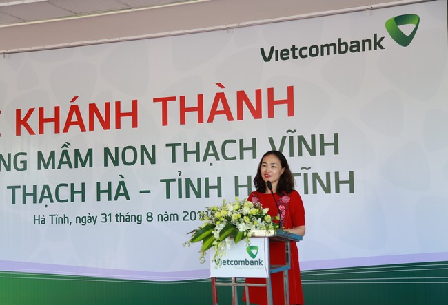 Vietcombank tài trợ 3,6 tỷ đồng xây trường học tại Hà Tĩnh - Ảnh 2