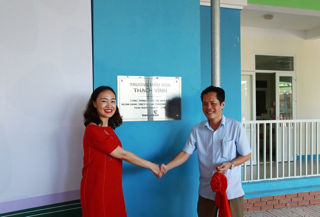 Vietcombank tài trợ 3,6 tỷ đồng xây trường học tại Hà Tĩnh - Ảnh 4